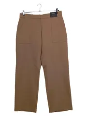 Vorschaubild 1 von Tailoring Damen Stoffhose Wide Leg Petite Braun Gr. 44