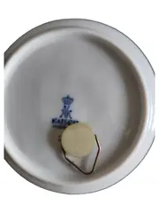 Vorschaubild 3 von Sammelteller Blaumeisen Vogel Motiv Blumen Gold Rand