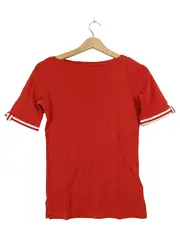 Vorschaubild 1 von Damen T-Shirt Rot Gr. 34/XS Casual Kurzarm