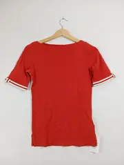 Vorschaubild 3 von Damen T-Shirt Rot Gr. 34/XS Casual Kurzarm