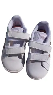 Vorschaubild 2 von Kinder Sneaker low Gr. 23 Weiß Casual Klettverschluss