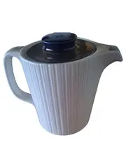 Vorschaubild 1 von Kaffeekanne Porzellan Weiß Modern Strukturmuster 19cm