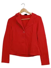 Vorschaubild 1 von Damen Blazer Rot Gr. 34 Business Baumwolle