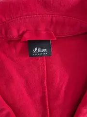 Vorschaubild 5 von Damen Blazer Rot Gr. 34 Business Baumwolle