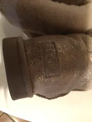 Vorschaubild 6 von Schneestiefel Mädchen Gr. 36 Beige Glitzer Fellbesatz Winter Boots