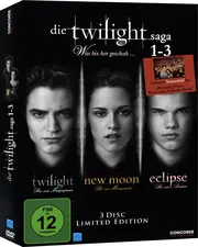 Vorschaubild 1 von Die Twilight Saga 1-3 DVD Box Set Kristen Stewart Robert Pattinson Fantasy