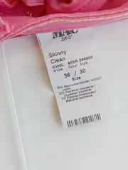 Vorschaubild 3 von Damen Stoffhose Skinny Rosa Gr. 36/30 Casual Stretch