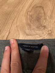 Vorschaubild 4 von Damen Langarmshirt Gr. 36/S Grau Rüschen Rippstrick