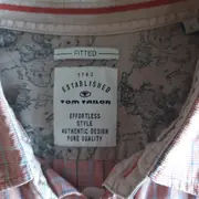 Vorschaubild 4 von Herren Freizeithemd Kariert Rot Langarm Baumwolle Gr. 50/L