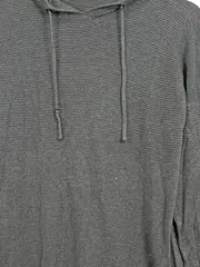 Vorschaubild 3 von EDC Damen Kapuzenpullover Kleid Gr. 38/M Grau Casual