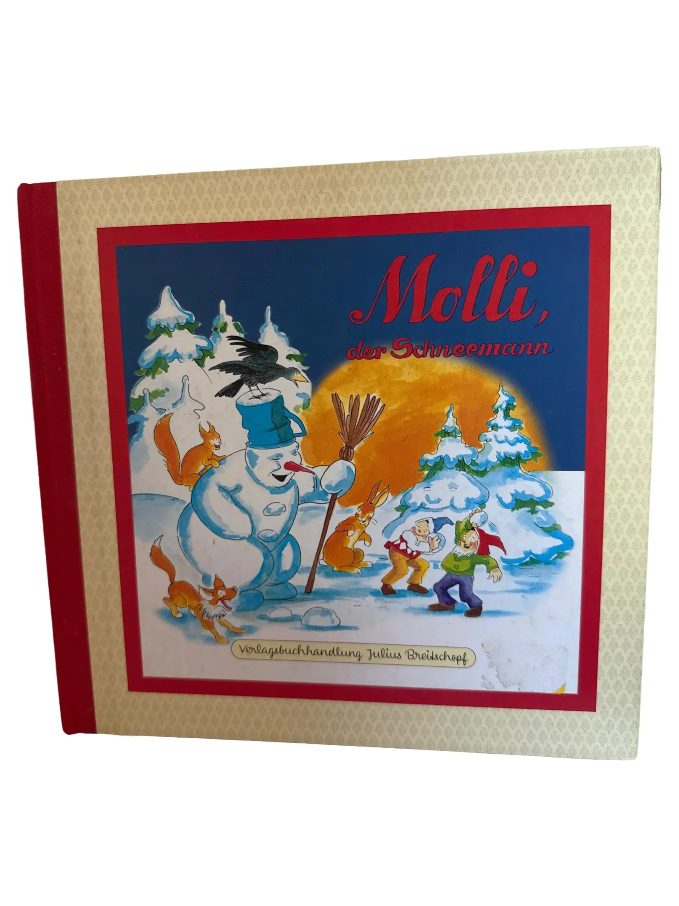 Molli der Schneemann Kinderbuch Hardcover Julius Breitschopf Tiergeschichte