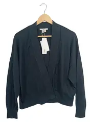 Vorschaubild 1 von EDC Damen Strickjacke Gr. 42/XL Schwarz Casual Baumwolle