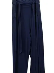 Vorschaubild 3 von Damen Jumpsuit mit Spitze Gr. 34/XS Blau Elegant