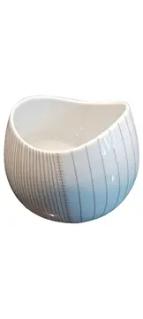 Vorschaubild 1 von Thomas Keramik Dekoschale Modern Weiß Grafisch 6x7cm Alltag Deko