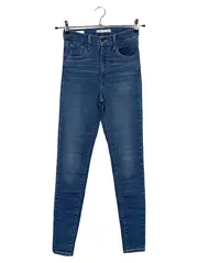 Vorschaubild 1 von Skinny Jeans Damen W26 L30 Blau High Waist Stretch