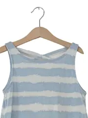 Vorschaubild 2 von Kinder Sommerkleid Gestreift Blau Weiß Gr. 146/152 Casual