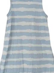 Vorschaubild 3 von Kinder Sommerkleid Gestreift Blau Weiß Gr. 146/152 Casual