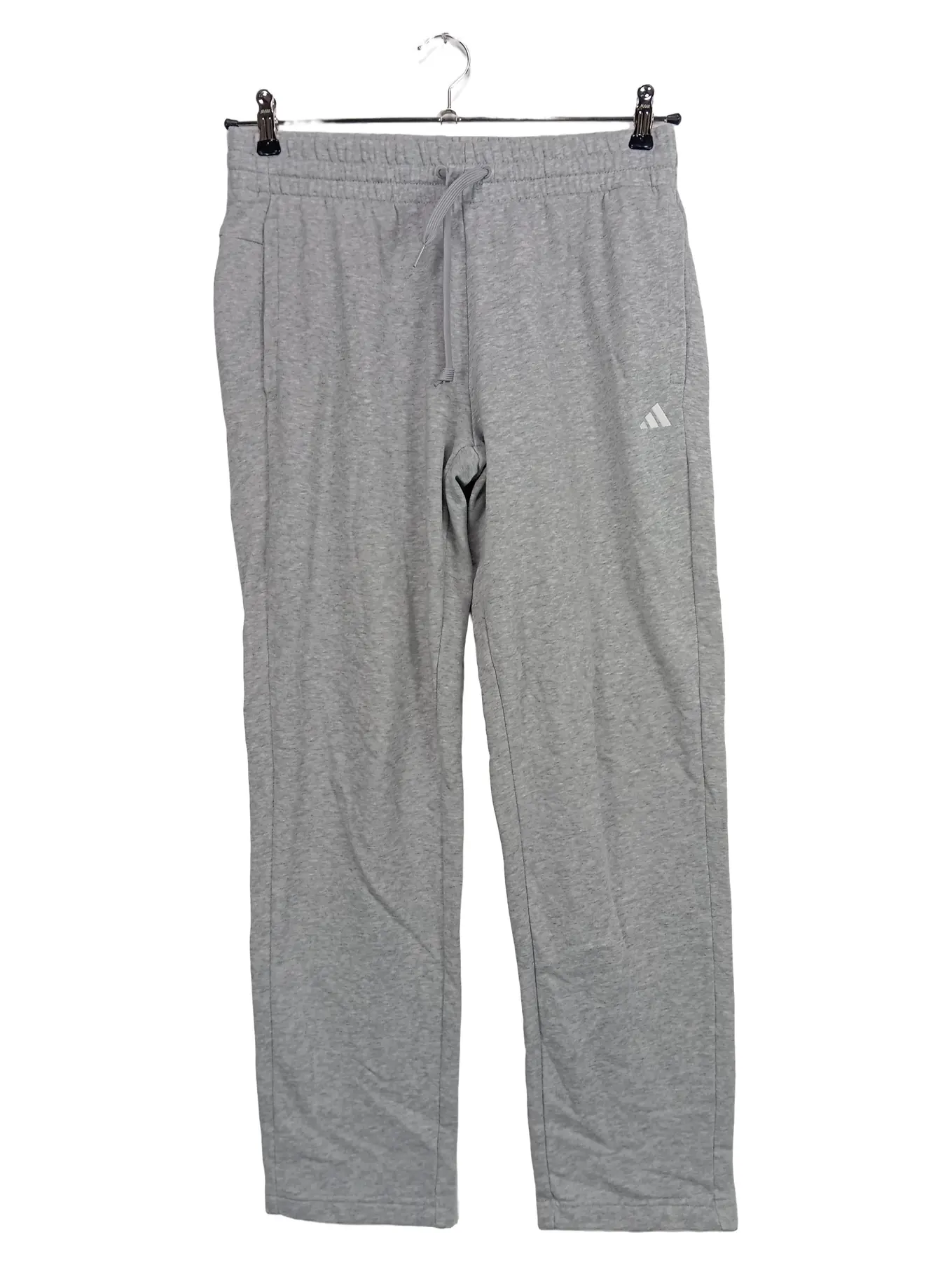 ADIDAS Damen Jogginghose Grau Gr. 38 M Baumwolle Sport Hose