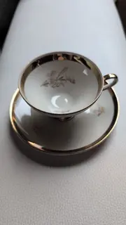 Vorschaubild 3 von Tasse und Unterteller Porzellan Weiß Klassisch M