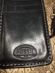 Vorschaubild 5 von Fossil Kartenetui Leder Schwarz Herren Kreditkartenhülle