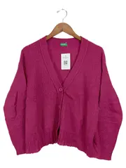 Vorschaubild 1 von Strickjacke Damen Pink Gr. 34/XS Casual