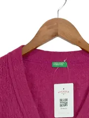Vorschaubild 2 von Strickjacke Damen Pink Gr. 34/XS Casual