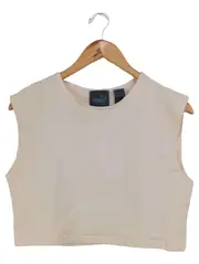 Vorschaubild 1 von Damen T-Shirt Beige Gr. 36/S Casual Sportlich Modern Cropped