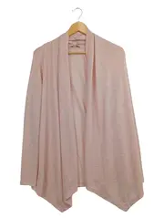 Vorschaubild 1 von Damen Strickjacke Gr. 38 Rosa Casual Langarm