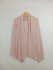 Vorschaubild 2 von Damen Strickjacke Gr. 38 Rosa Casual Langarm