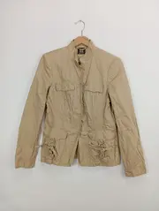 Vorschaubild 1 von Leichte Jacke Damen 36/S Beige Baumwolle Klassisch Elegant