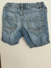 Vorschaubild 2 von Kinder Jeans Shorts Blau Gr. 98-104 Casual Baumwolle