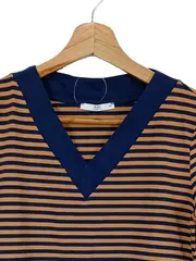 Vorschaubild 2 von EDC Damen Bluse gestreift Maritim V-Ausschnitt 3/4-Arm Gr. XS