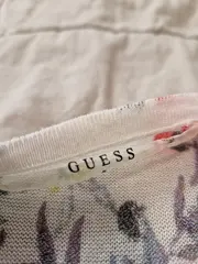 Vorschaubild 2 von Damen T-Shirt Blumenmuster Weiß Einheitsgröße Casual Feminin