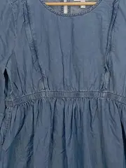 Vorschaubild 3 von Damen Jeanskleid Gr. 38/M Blau Casual Baumwolle