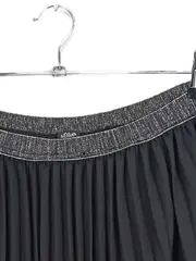 Vorschaubild 2 von Damen Faltenrock Schwarz Gr. 40 Elegant Plissee Midirock