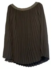 Vorschaubild 7 von Damen Faltenrock Schwarz Gr. 40 Elegant Plissee Midirock