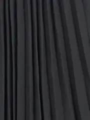 Vorschaubild 4 von Damen Faltenrock Schwarz Gr. 40 Elegant Plissee Midirock