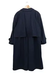 Vorschaubild 2 von Damen Wollmantel Gr. 38/M Blau Klassisch Elegant Vintage