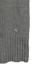 Vorschaubild 7 von Damen Strickkleid Pulloverkleid Zopfmuster Grau Gr. 38/M Casual