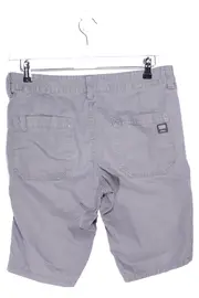 Vorschaubild 2 von Damen Shorts Gr. 38 Grau Casual Baumwolle Bermuda