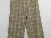 Vorschaubild 2 von Damen Stoffhose Kariert Beige Gr. S Business Falten L32