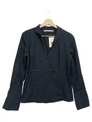 Vorschaubild 1 von Bluse Damen Schwarz Gr. 36/S Klassisch Elegant Baumwolle