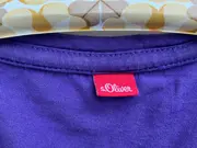 Vorschaubild 4 von Damen T-Shirt Gr. 40 L Lila Casual Grafisch Kurzarm