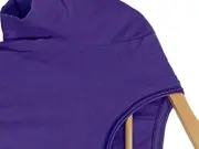 Vorschaubild 3 von Damen T-Shirt Gr. 40 L Lila Casual Grafisch Kurzarm