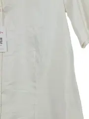 Vorschaubild 4 von Damen Hemdbluse Gr. 44/XXL Weiß Klassisch Kurzarm Polyester