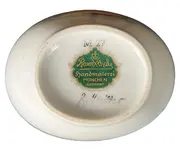Vorschaubild 4 von Vase Handmalerei München Porzellan oval weiß 20cm