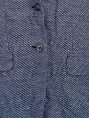 Vorschaubild 3 von Blazer Damen Blau Gr. 38 Strukturmuster Business Sakko Langarm