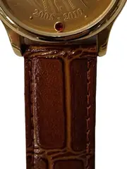 Vorschaubild 7 von Herren Armbanduhr Papst Benedikt XVI. 5 Jahre Pontifikat Gold Leder