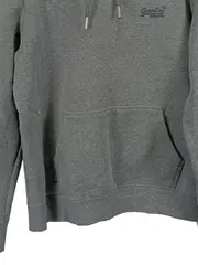 Vorschaubild 5 von Herren Kapuzenpullover Hoodie Gr. 44/XS Grau Casual Baumwolle