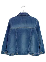 Vorschaubild 2 von Kinder Leichte Jacke Jeansjacke Gr. 110 Blau Casual